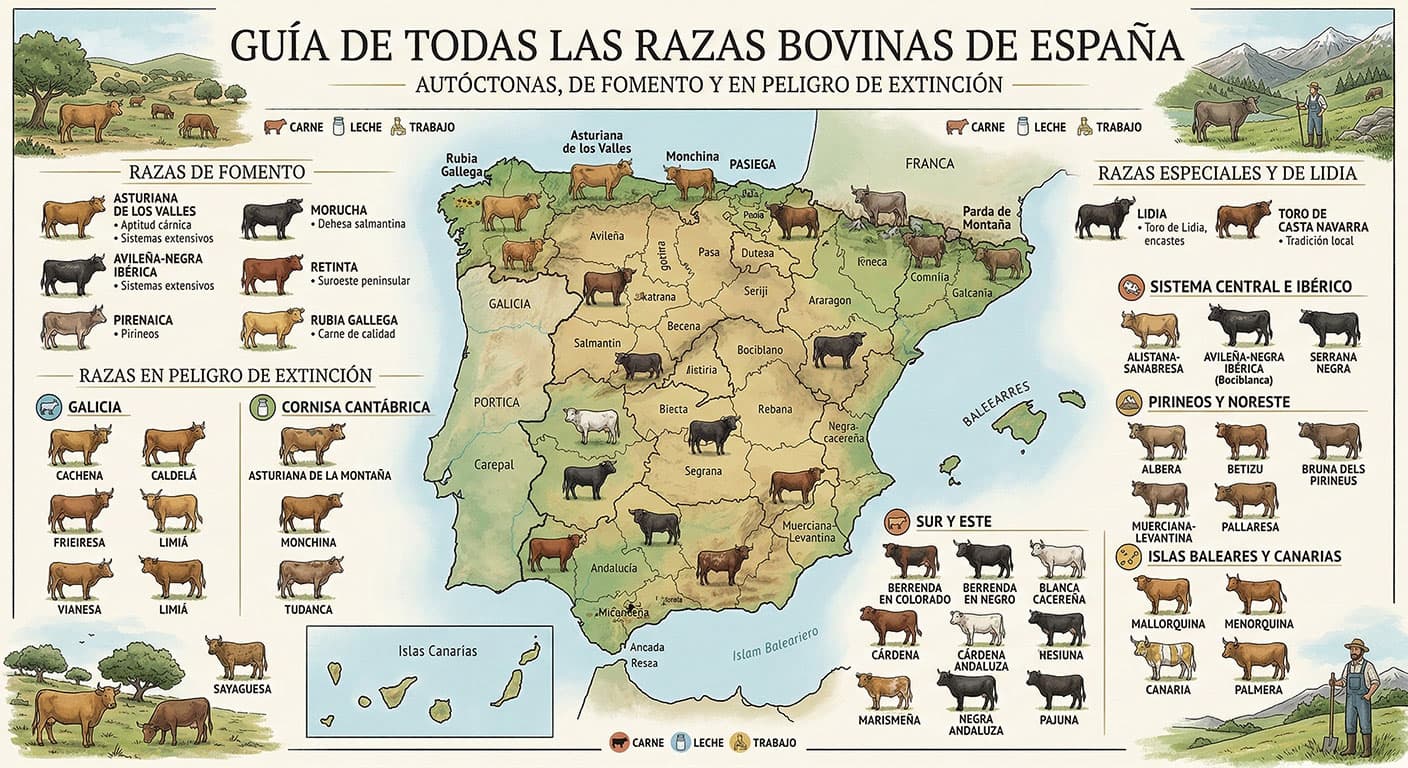 Razas vacas de España