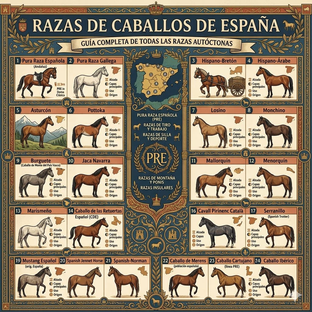 Razas de caballos de España 