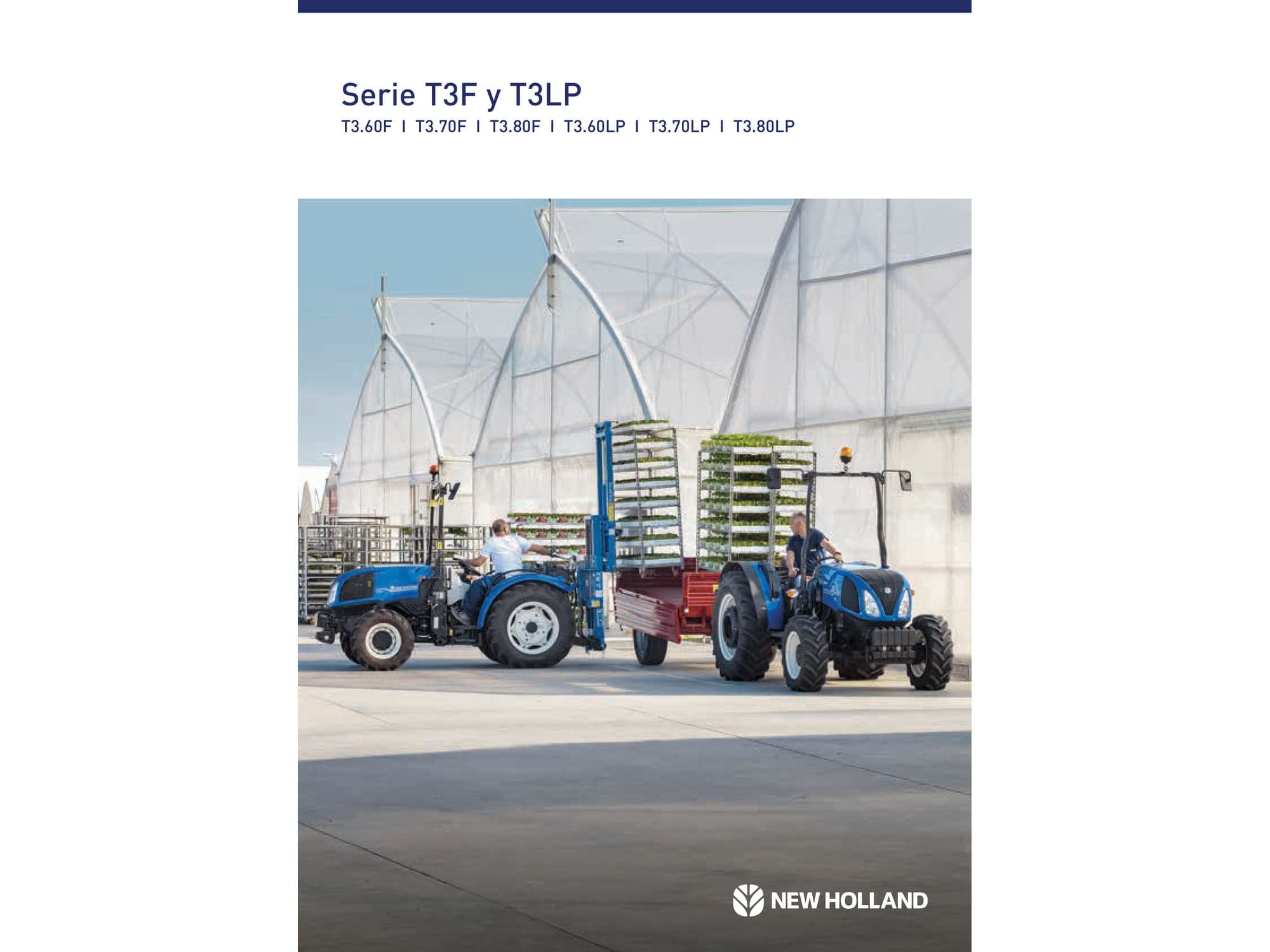 Portada del catálogo SERIE T3F y T3LP