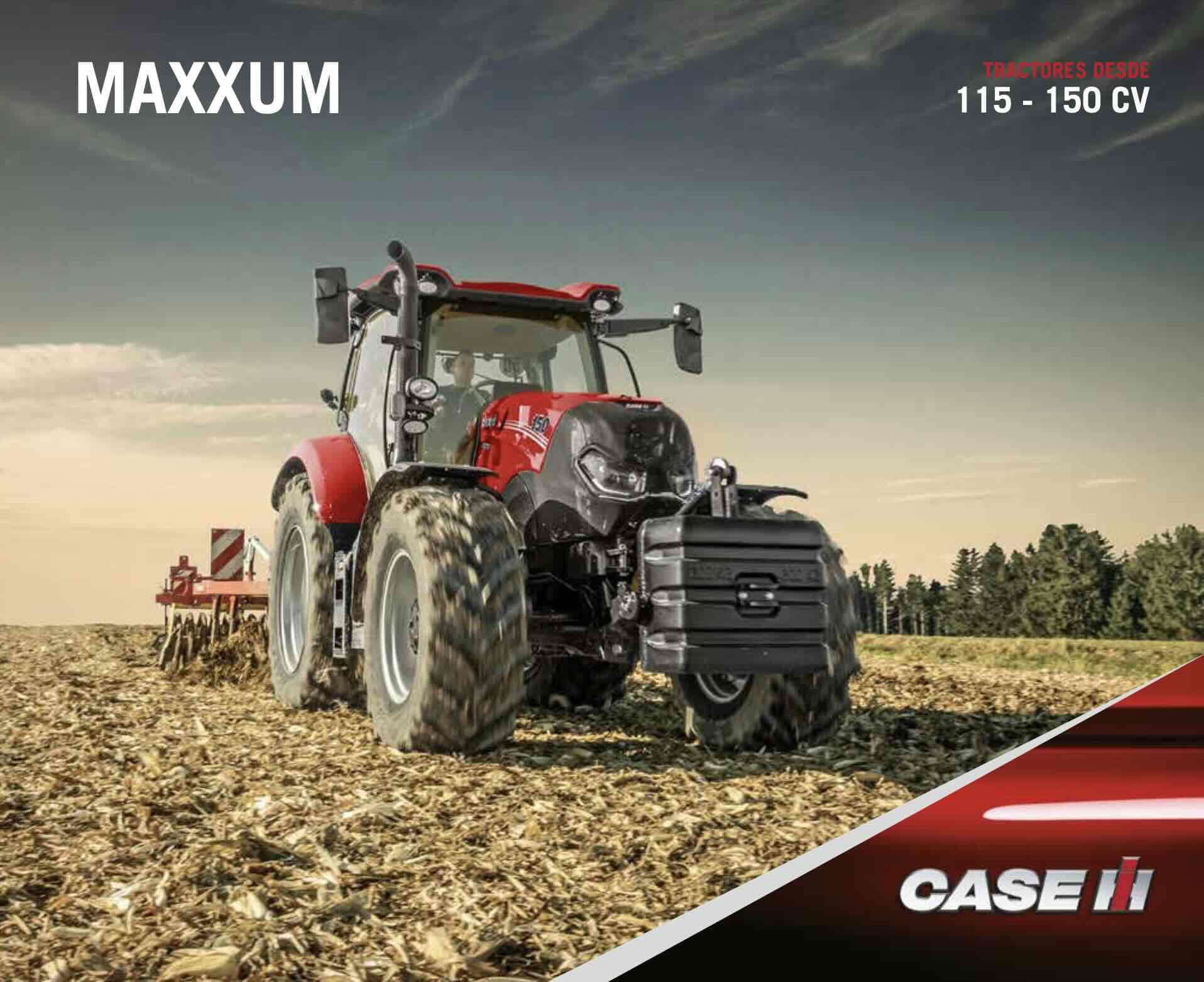 Portada del catálogo Maxxum 115-150 CV