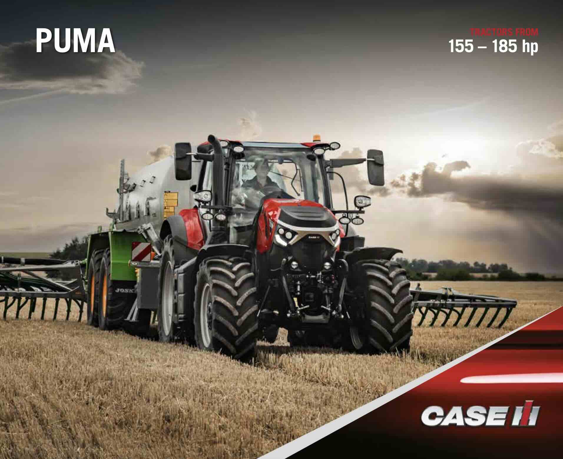 Portada del catálogo Puma 155-185 hp