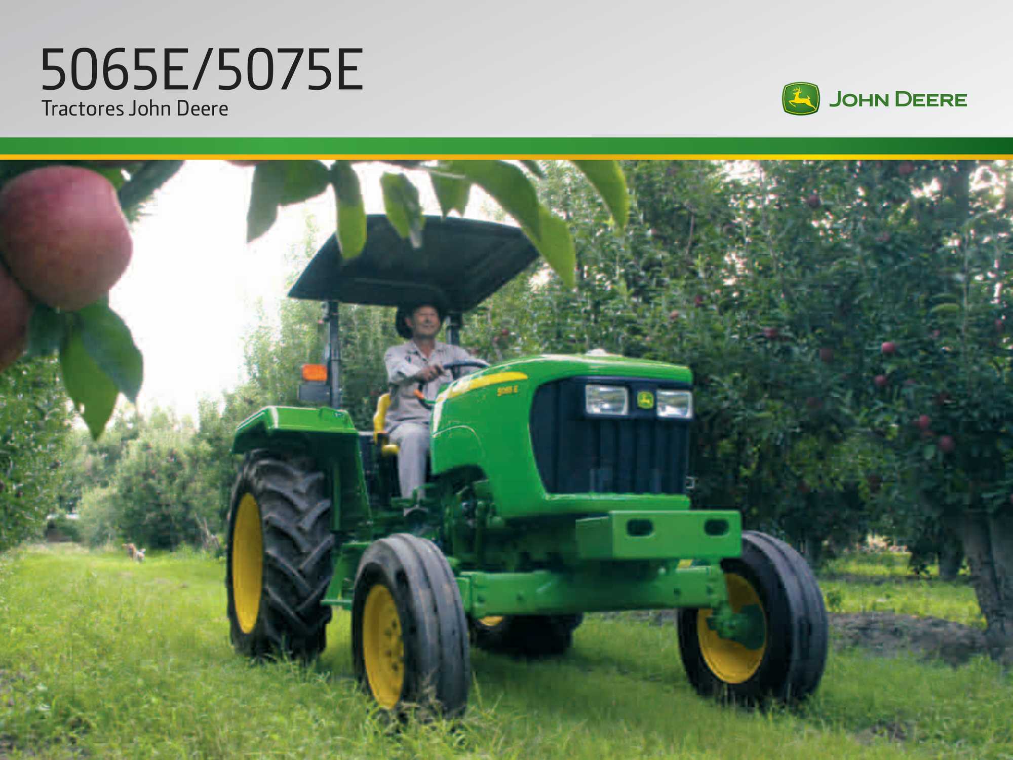 Portada del catálogo 5065E 5075E