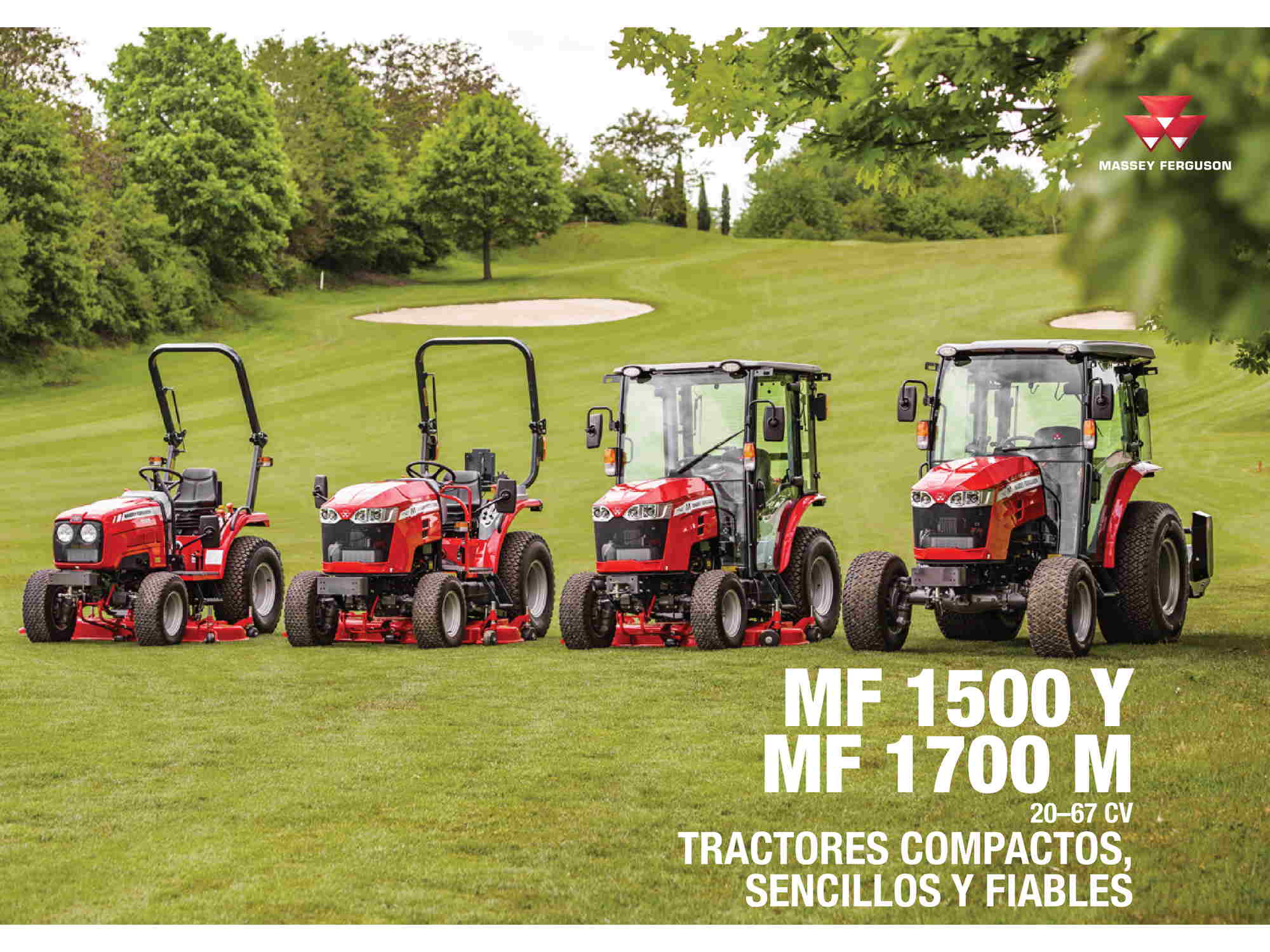 Portada del catálogo MF 1500 y MF 1700 M 20-67 CV