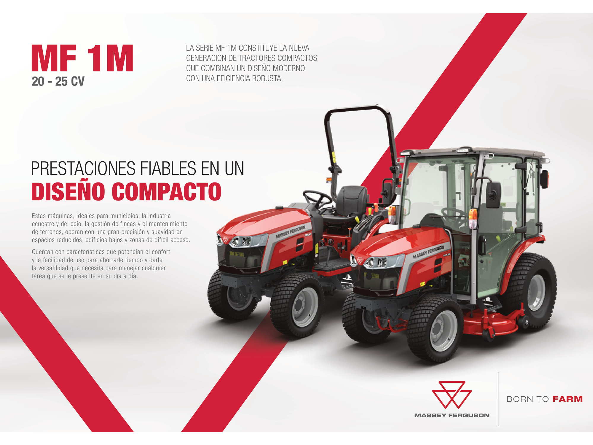 Portada del catálogo MF 1M 20-25 CV