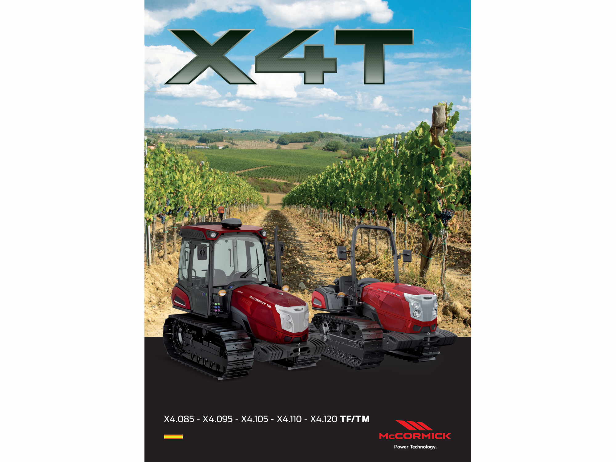 Portada del catálogo X4T