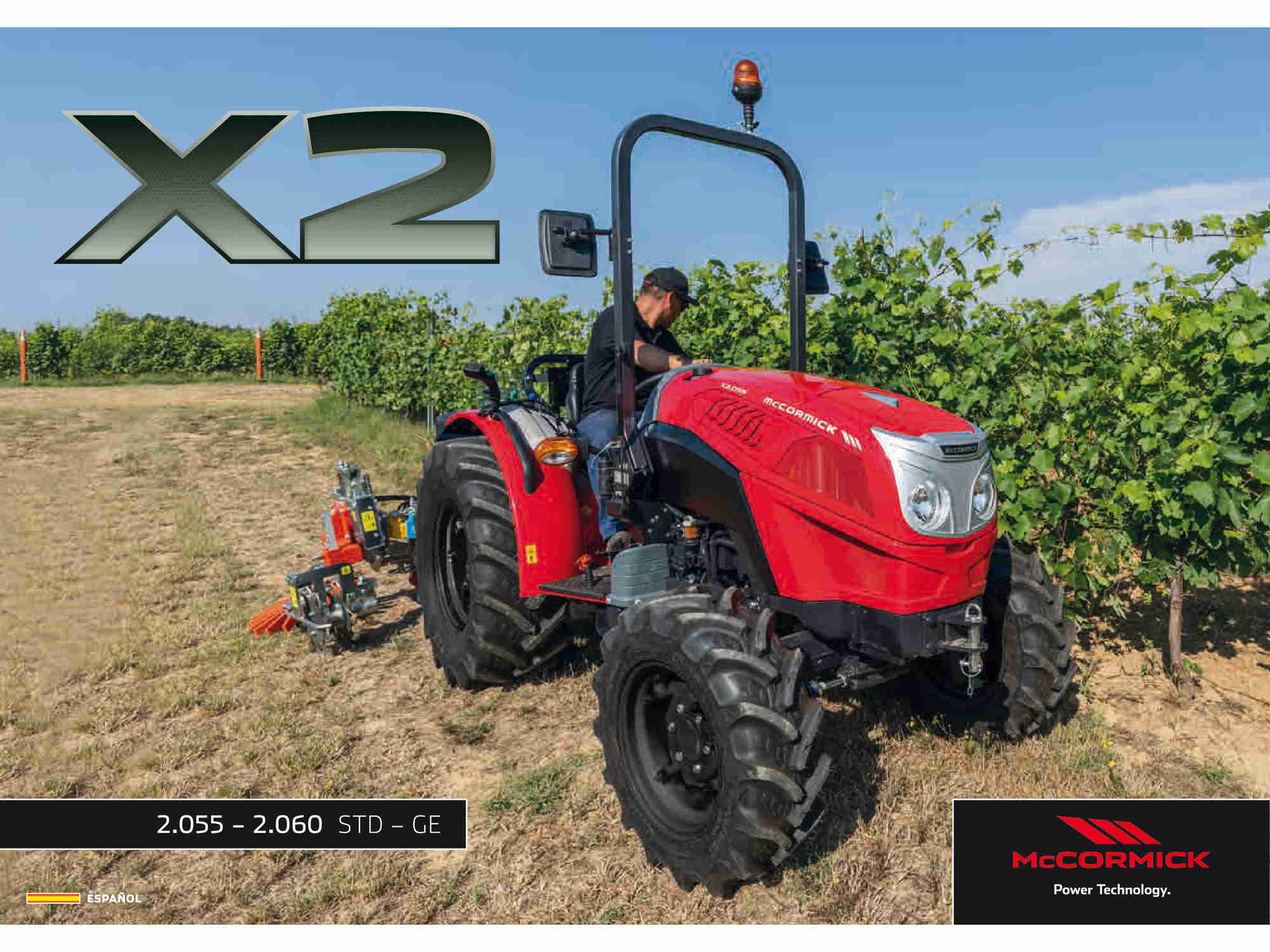 Portada del catálogo X2