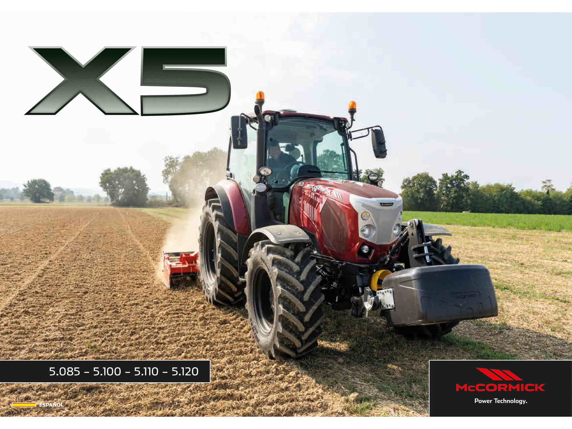 Portada del catálogo X5