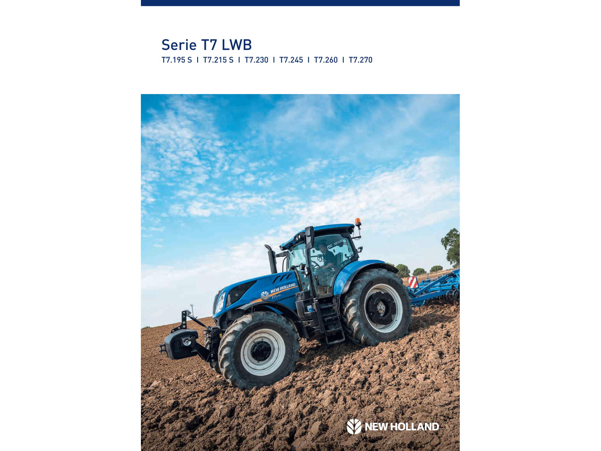 Portada del catálogo SERIE T7 LWB